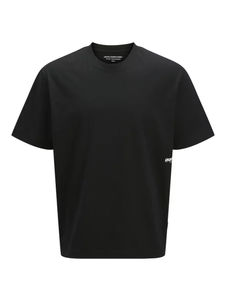 JACK & JONES Tricou UNION' negru