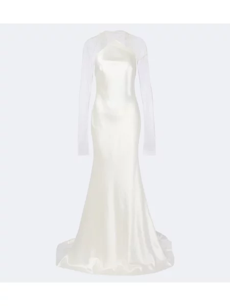 Rochie Danielle Frankel de lână alb