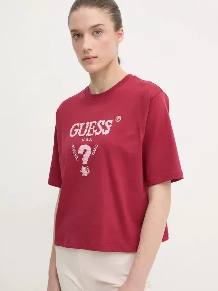 Тениска Guess AURLIE червено