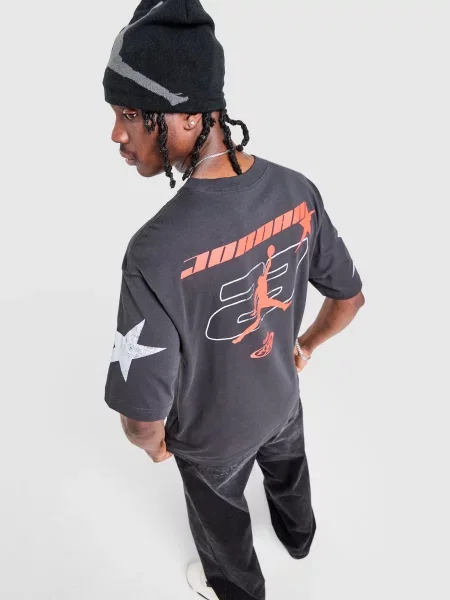Jordan T-Shirt M J Star Gfx Ss Crew czarna