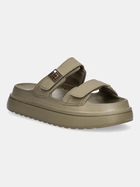 Steve Madden papuci Bigschmona-J cu platforma verde