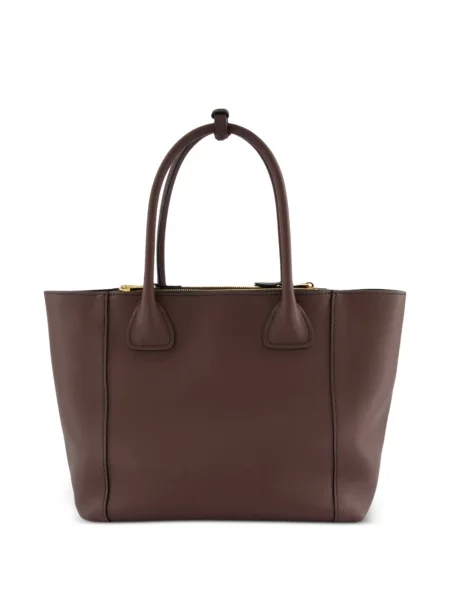 Shopper kabelka Prada hnedá