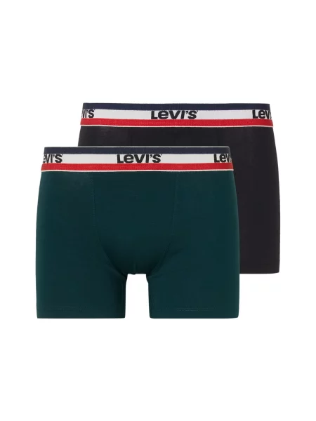 LEVI'S ® Boxeri verde smarald / roșu / negru / natural alb