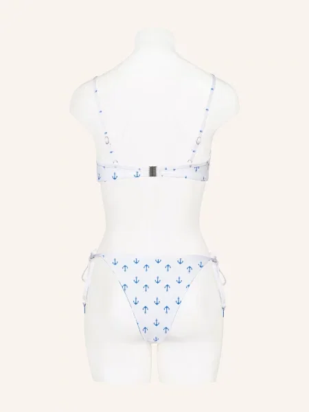 Seafolly Dół Od Bikini Trójkątnego Ahoy Dwustronna blau biały