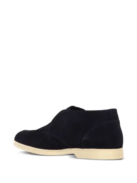Pantofi loafer Doucal's din piele de căprioară albastru