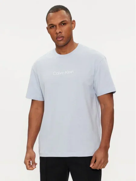 Calvin Klein Tricou Hero celest albastru