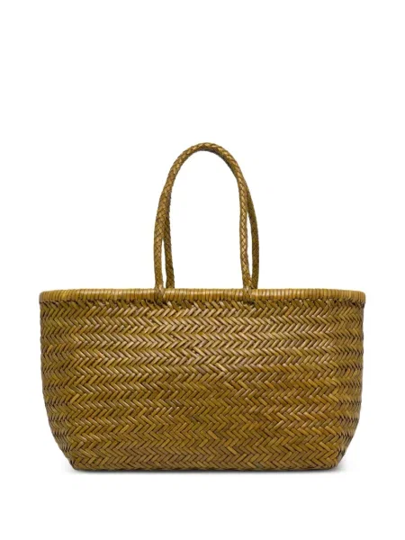 Geantă shopper Dragon Diffusion din piele verde