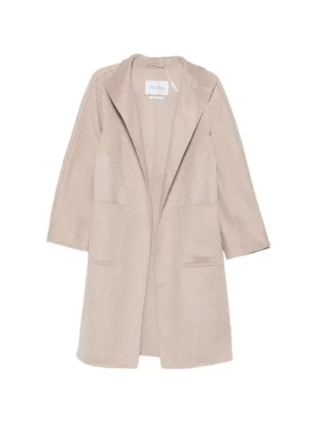 Cu centură palton Max Mara cu glugă