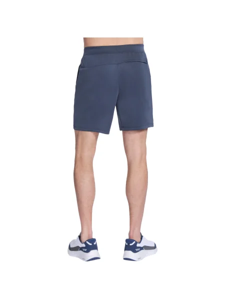 Pantaloni Skechers scurte albastru
