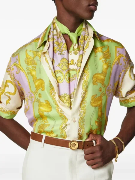 Curea Versace maro