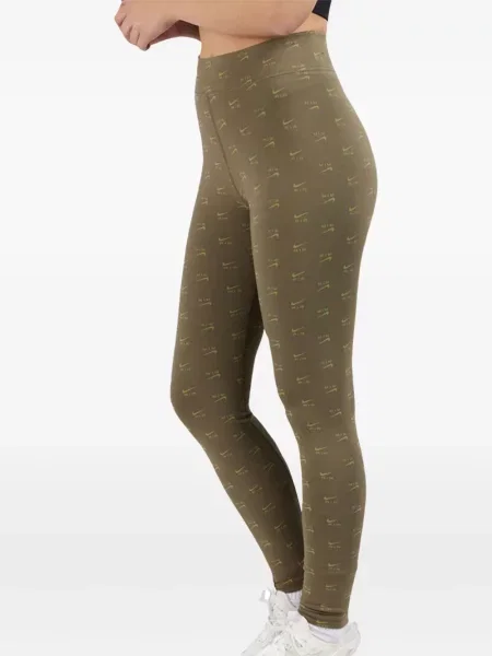 Sportske kratke hlače Nike s cvjetnim printom zelena