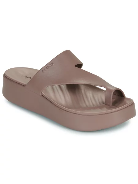 Platform talpú félcipő Crocs barna