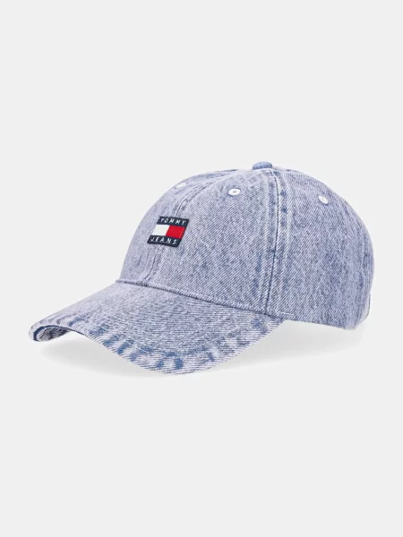 Tommy Jeans Шапка с козирка Heritage Виолетов синьо