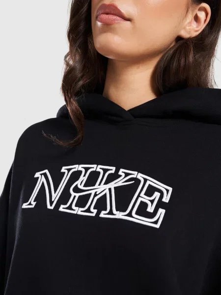 Nike Bluza Z Kapturem Studio Flc Mw Os czarna