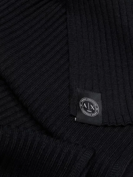 Шарф Armani Exchange черный