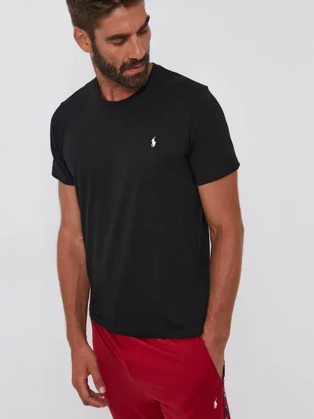 Polo Ralph Lauren T-shirt gładki czarny