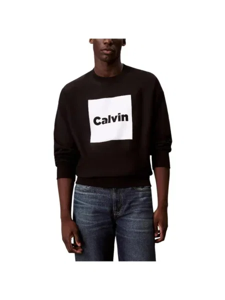 Mikina Calvin Klein Jeans čierna