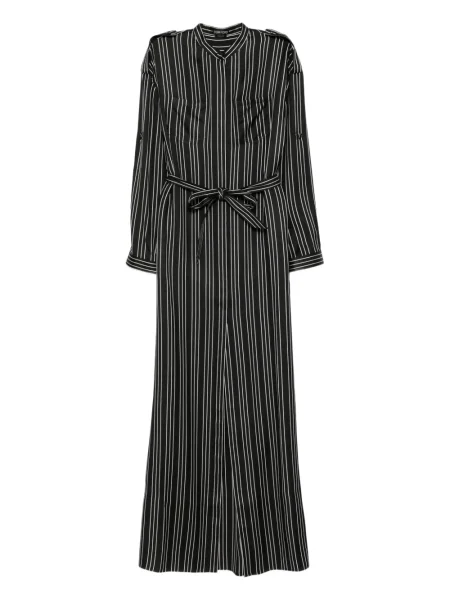 Rochie Tom Ford cu dungi de costum negru