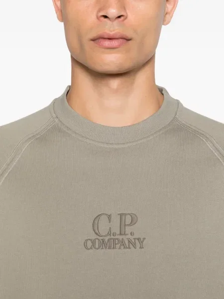 Hanorac C.p. Company cu broderie verde