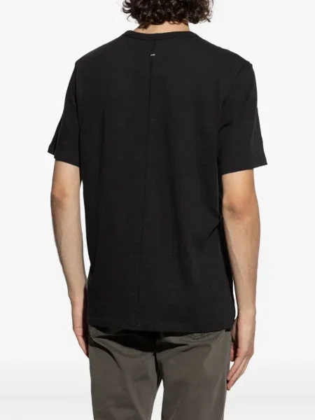 Tricou Rag & Bone cu broderie negru