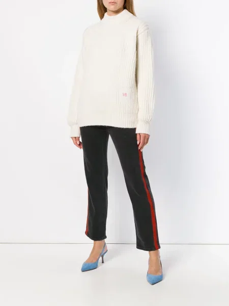 Blugi Victoria Beckham cu dungi albastru