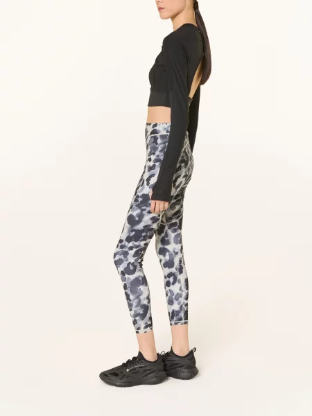 Adidas By Stella Mccartney Rajstopy Adidas By Stella Mccartney Training schwarz niebieskie