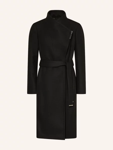 Płaszcz z wiązanym paskiem model ROSE' Ted Baker czarny
