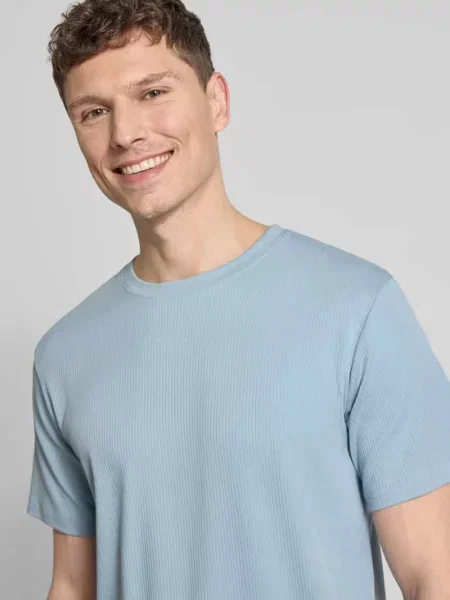 T-shirt z mieszanki bawełny krój regular fit model SPENCER' Selected Homme