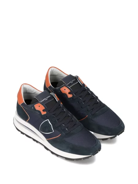 Sneakerși Philippe Model Paris cu șireturi din dantelă negru