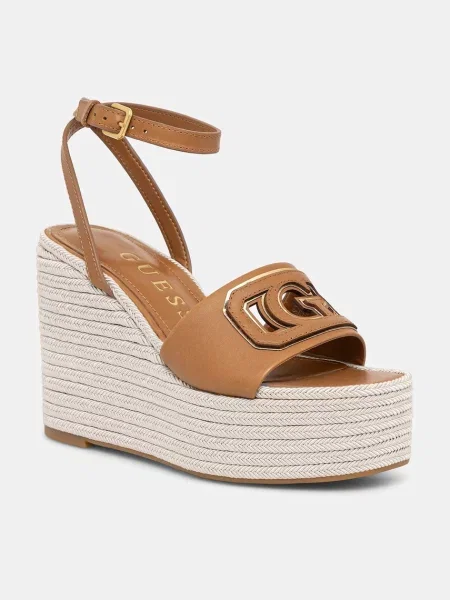 Обувки с тънък Guess TANVEE FLJTAN кафяво