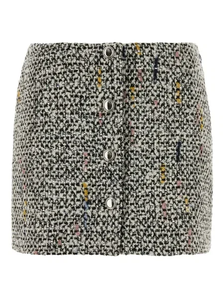 Mała mały spódnica mini Alessandra Rich tweedowa