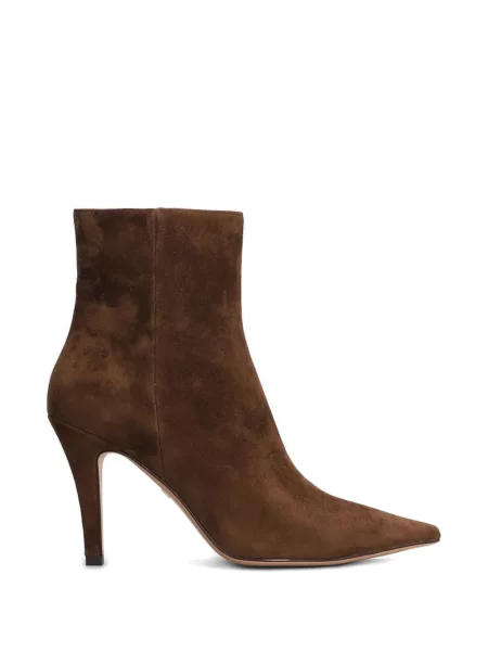 Botine Lola Cruz din piele de căprioară maro