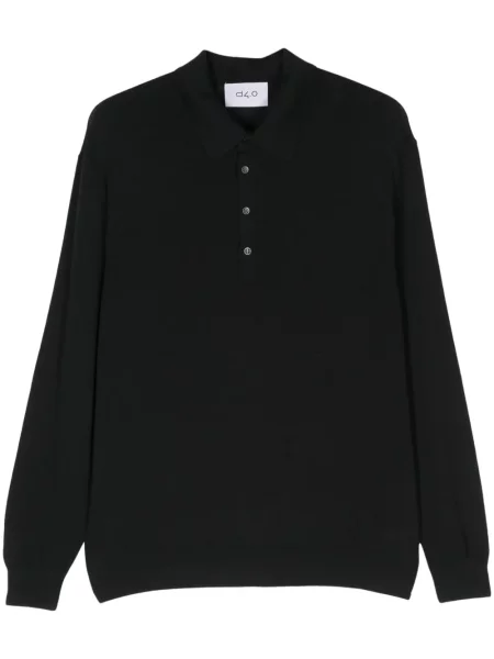 Polo D4.0 de lână negru