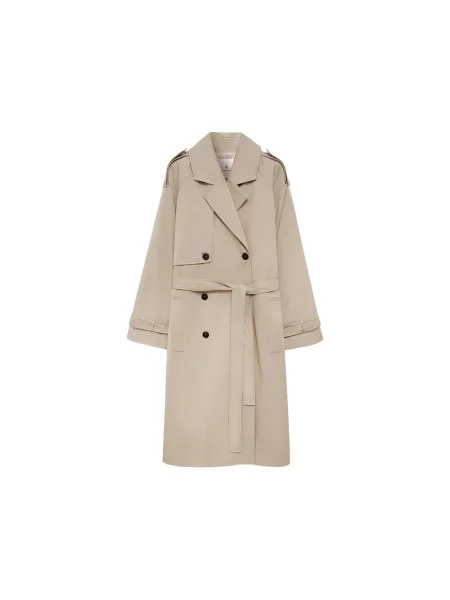 Maksi trencz Anine Bing beżowy