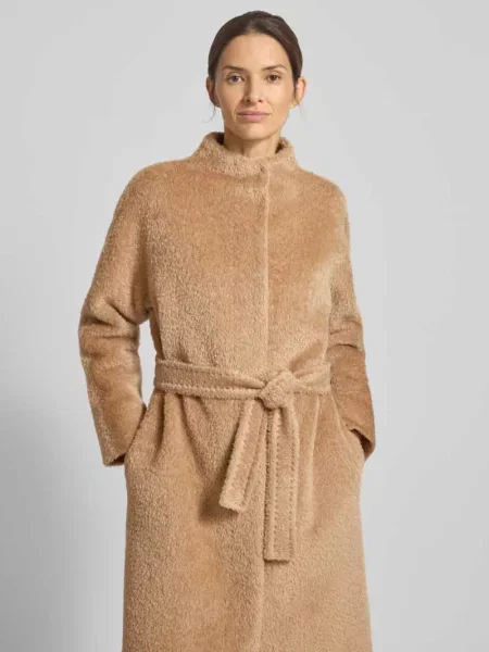 Płaszcz wełniany z mieszanki wełny z alpaki model ‘FERITO’ Max Mara Studio