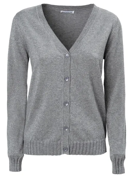 Influencer Geacă tricotată gri