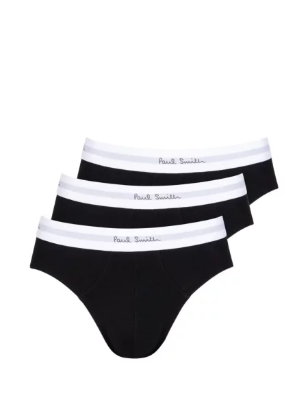 Σλιπ σετ Paul Smith με αυτόγραφο μαύρο