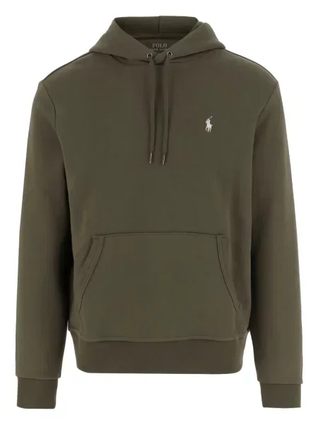 Hanorac cu glugă Polo Ralph Lauren cu broderie cu cordon verde