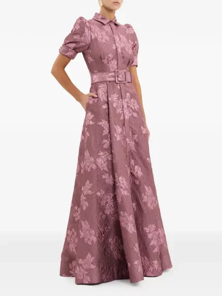 Rochie maxi Rebecca Vallance cu model floral violet