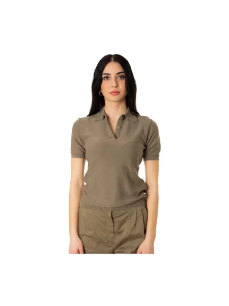 Koszulka polo Max Mara zielona