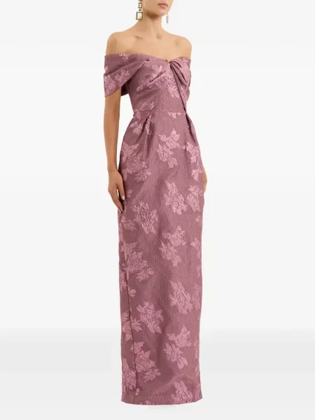 Rochie maxi Rebecca Vallance cu model floral roz