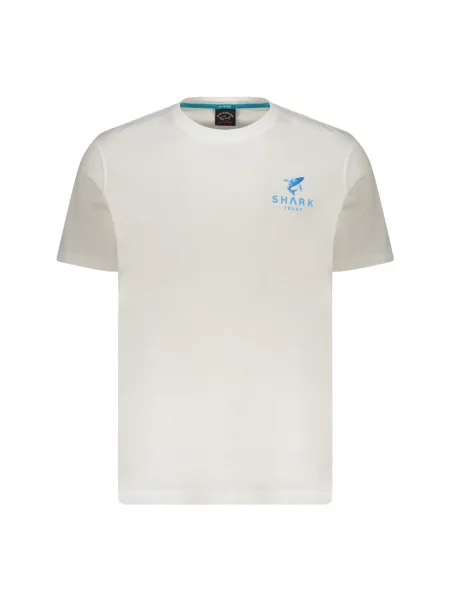 Koszulka Paul & Shark z logo biała