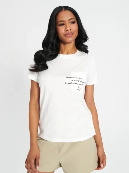 Футболка з коротким рукавом білий