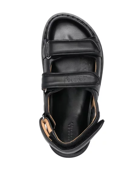 Sandale Isabel Marant din piele slingback negru