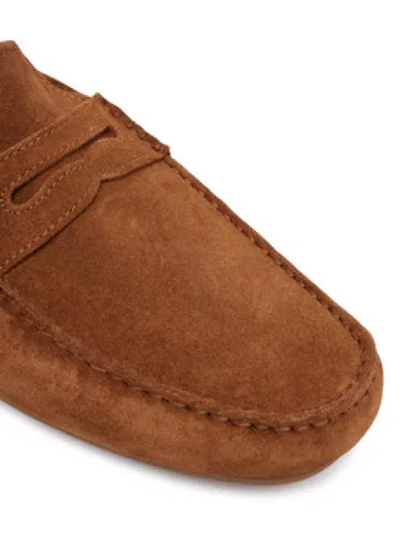 Tommy Hilfiger Mokasinai Core Hilfiegr Suede Driver Écru
