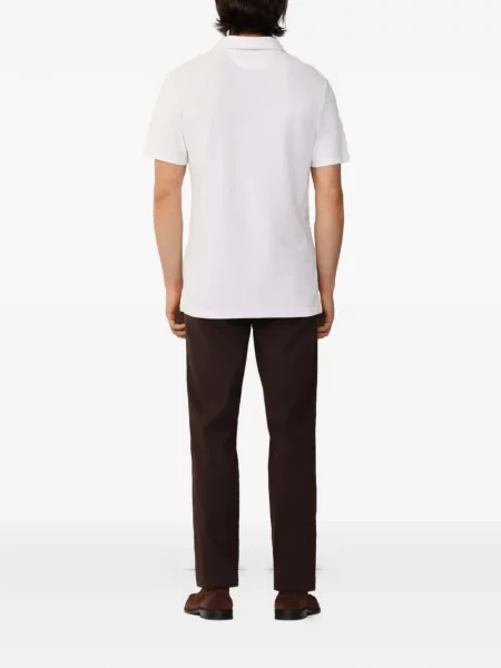 Gulerat tricou Hackett London tricotate alb