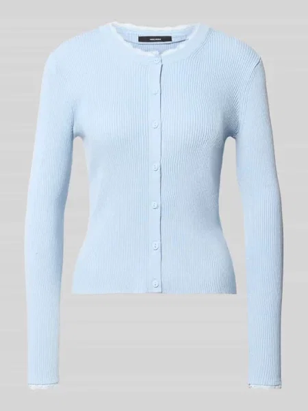 Kardigan rozpinany o kroju slim fit z mieszanki model WONDER' Vero Moda