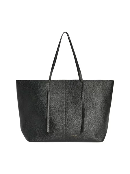 Shopperka By Malene Birger skórzana czarna