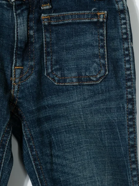 Jeansy dzwony dziecięce Polo Ralph Lauren niebieskie