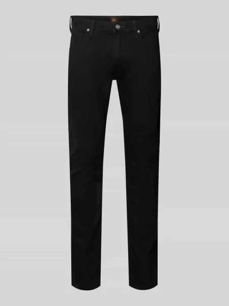 Jeansy w kroju slim fit w fasonie model LUKE' Lee czarne